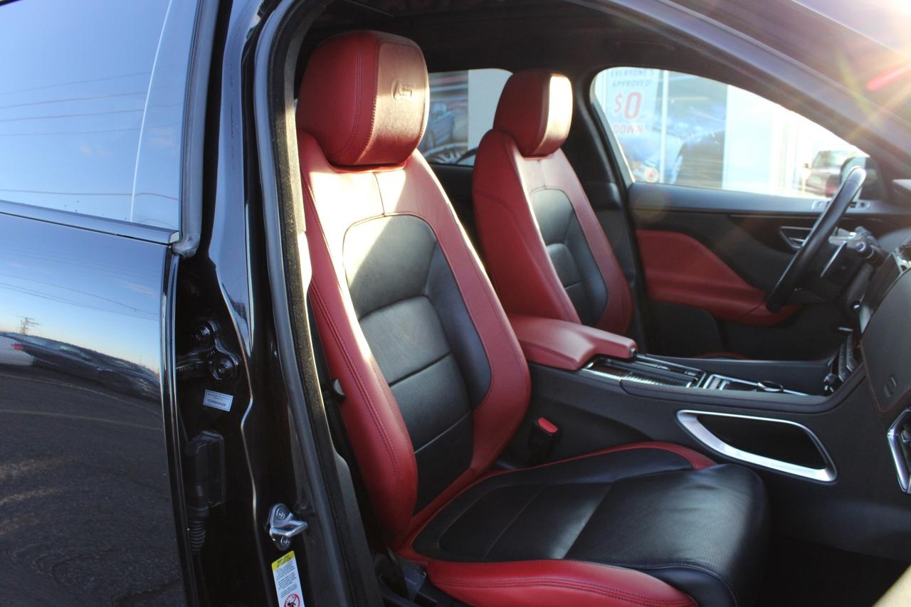 2020 Jaguar F-PACE S   No Accident   Red Interior   Clean Carfax Photo