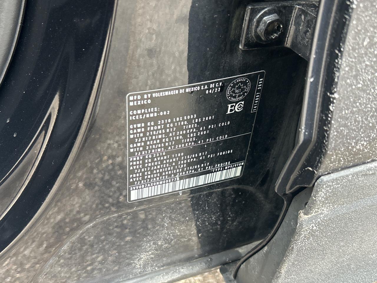 2022 Volkswagen Tiguan Trendline 4Motion Photo