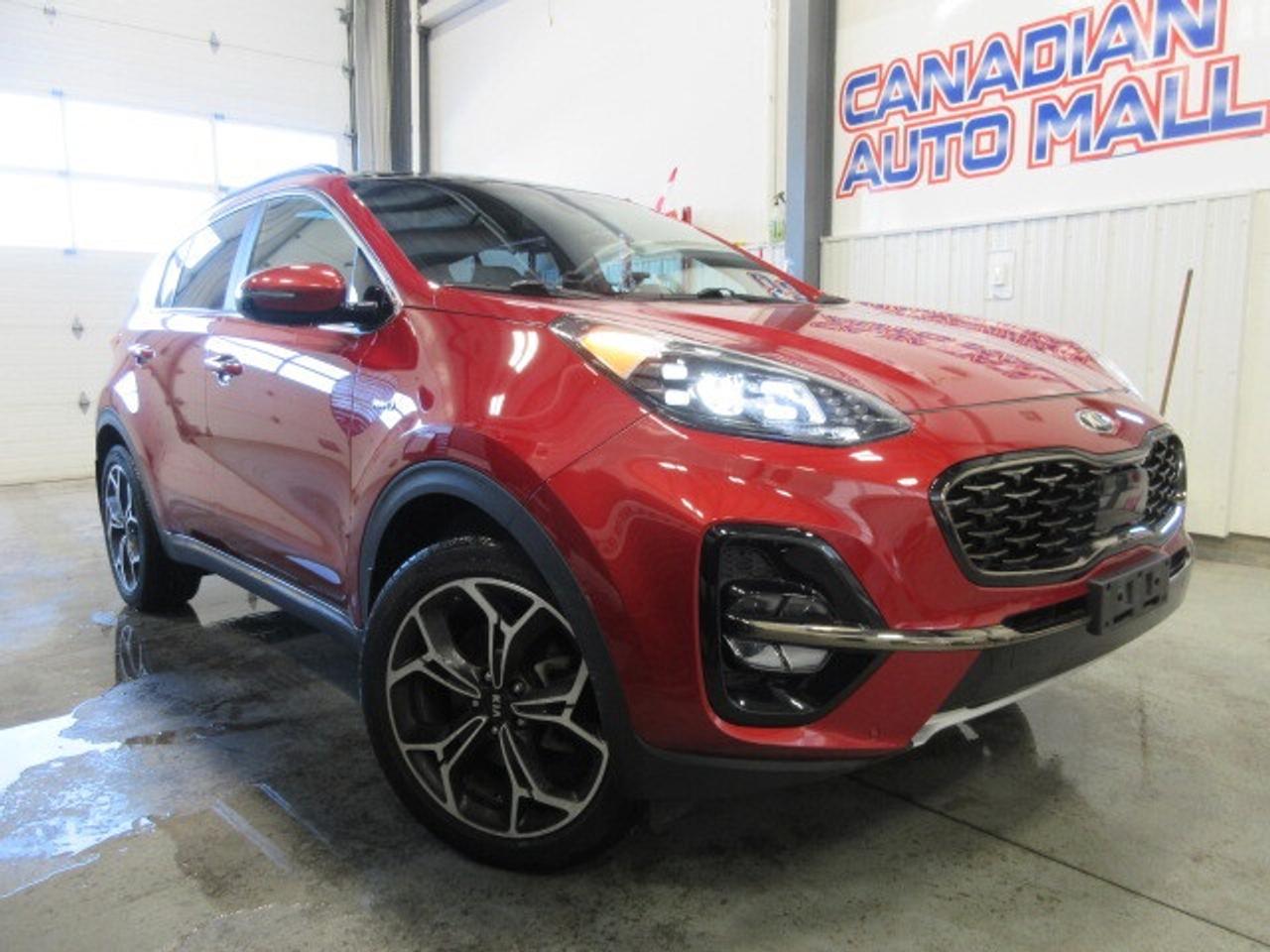 2022 Kia Sportage SX AWD, NAV, ROOF, LEATHER, APPLE/ANDROID, 84K! Photo
