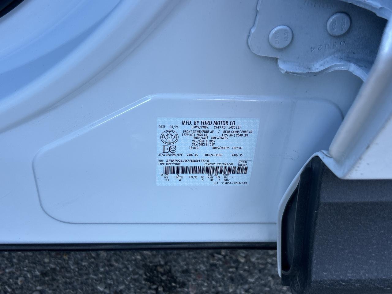 2024 Ford Edge SEL   Clean Carfax Photo