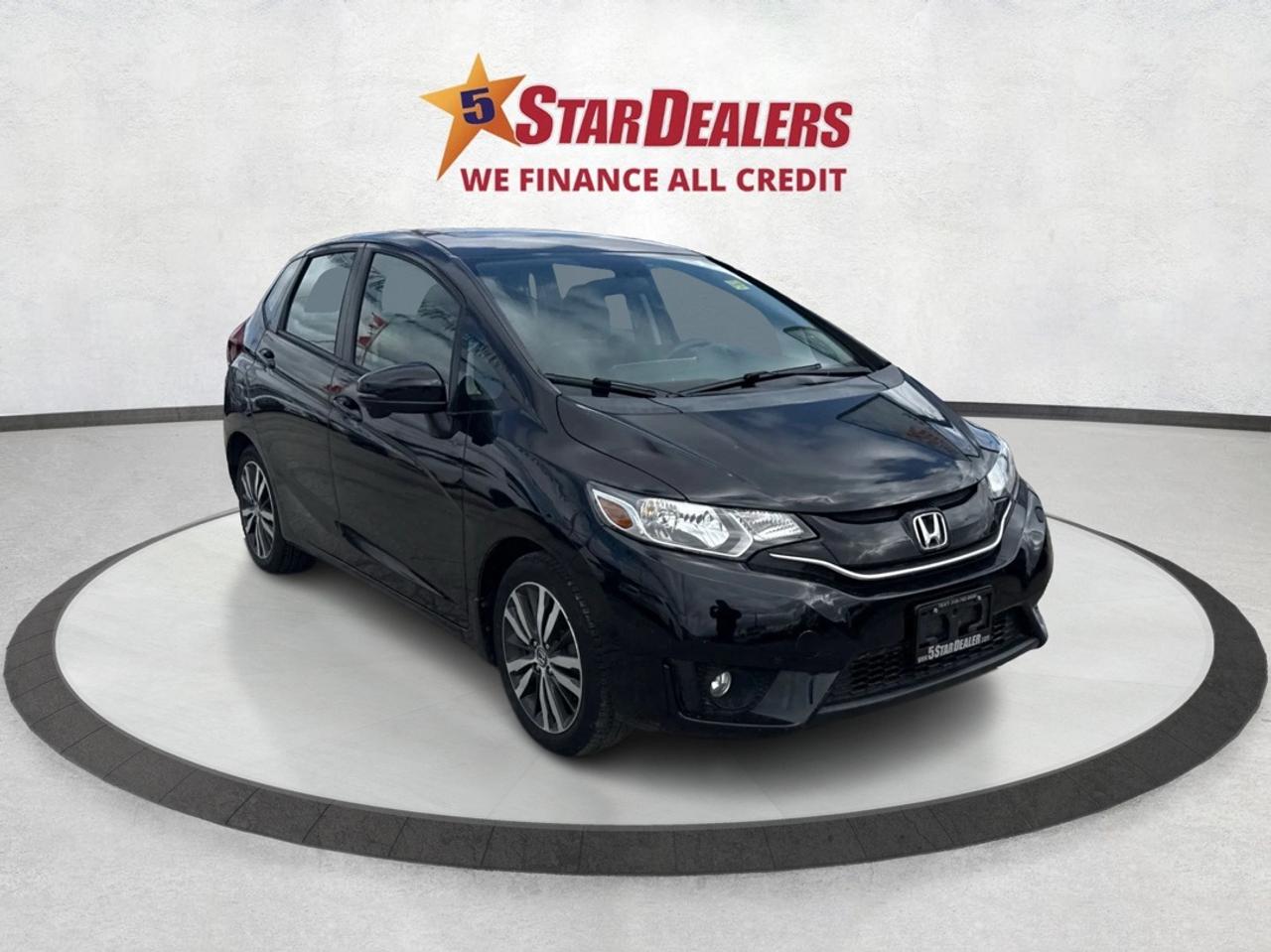 2017 Honda Fit LEATHER SUNROOF CERTIFIED  WE FINANCE ALL CREDIT! Photo0