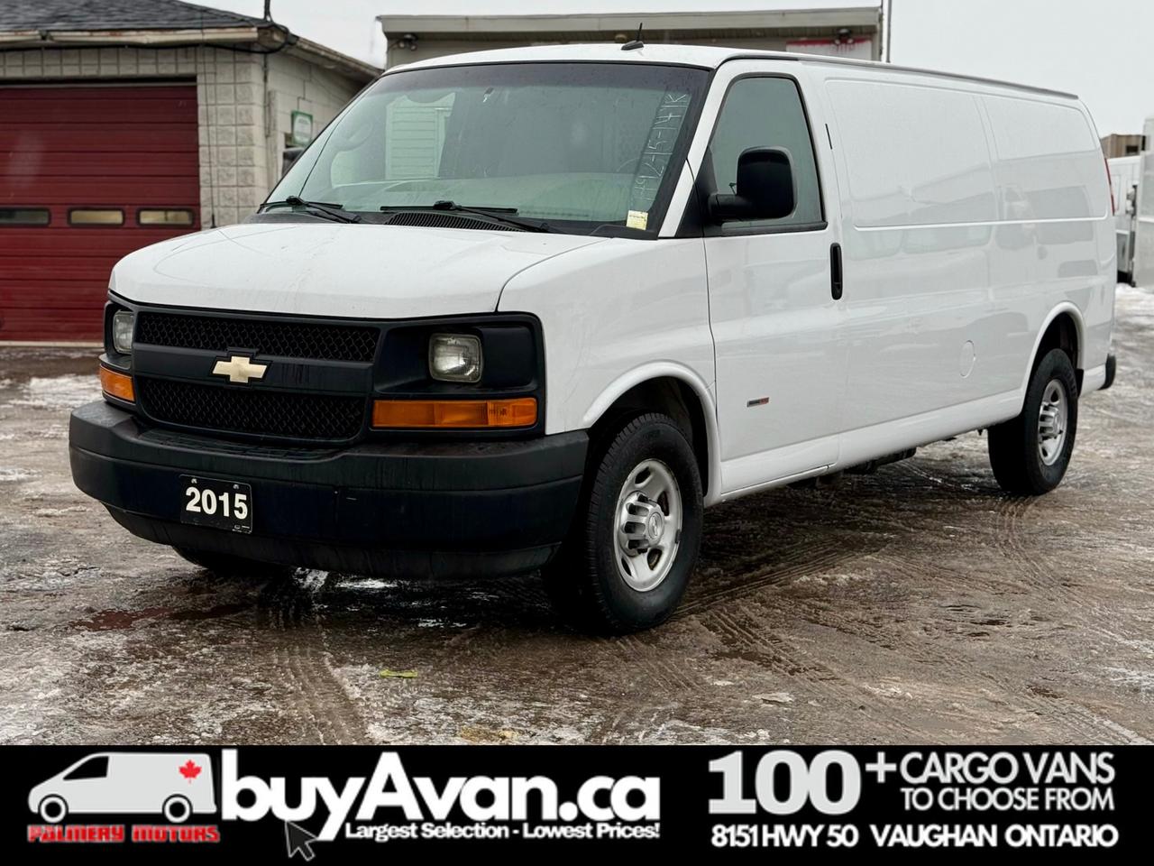 2015 GMC Savana Cargo Van 3500 EXT   6.6 DURAMAX DIESEL  149k  Clean Carfax Photo