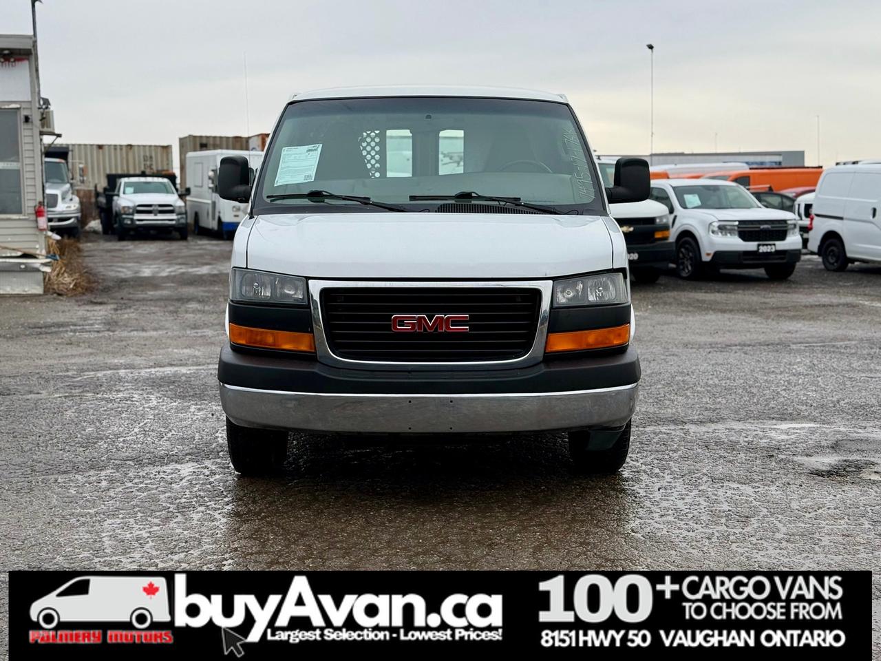 2017 GMC Savana Cargo Van V8   135WB   CERTIFIED   Divider   No Fees Photo