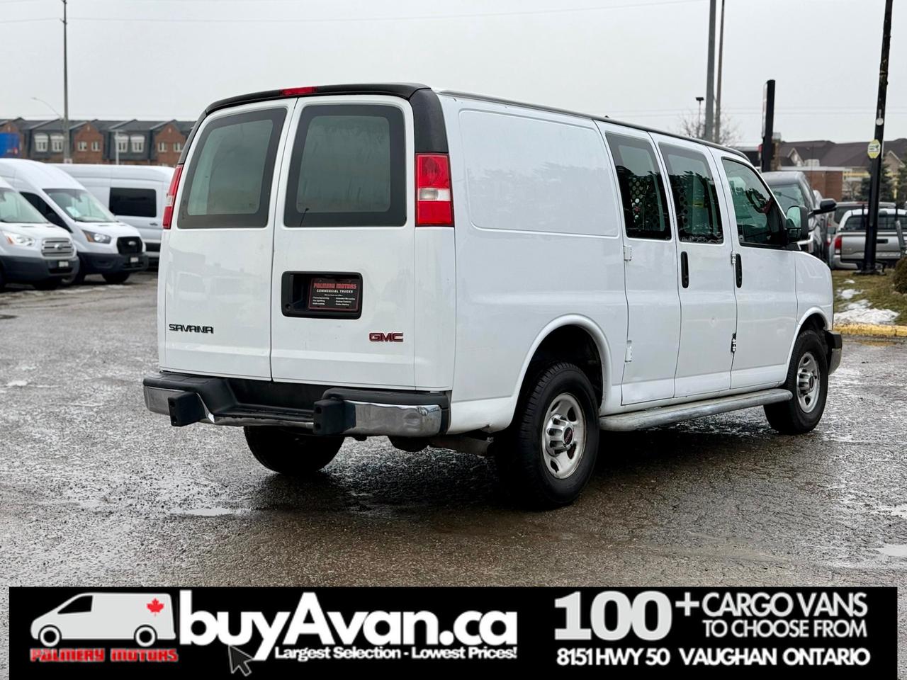 2017 GMC Savana Cargo Van V8   135WB   CERTIFIED   Divider   No Fees Photo