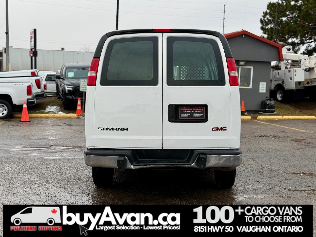 2017 GMC Savana Cargo Van V8   135WB   CERTIFIED   Divider   No Fees Photo