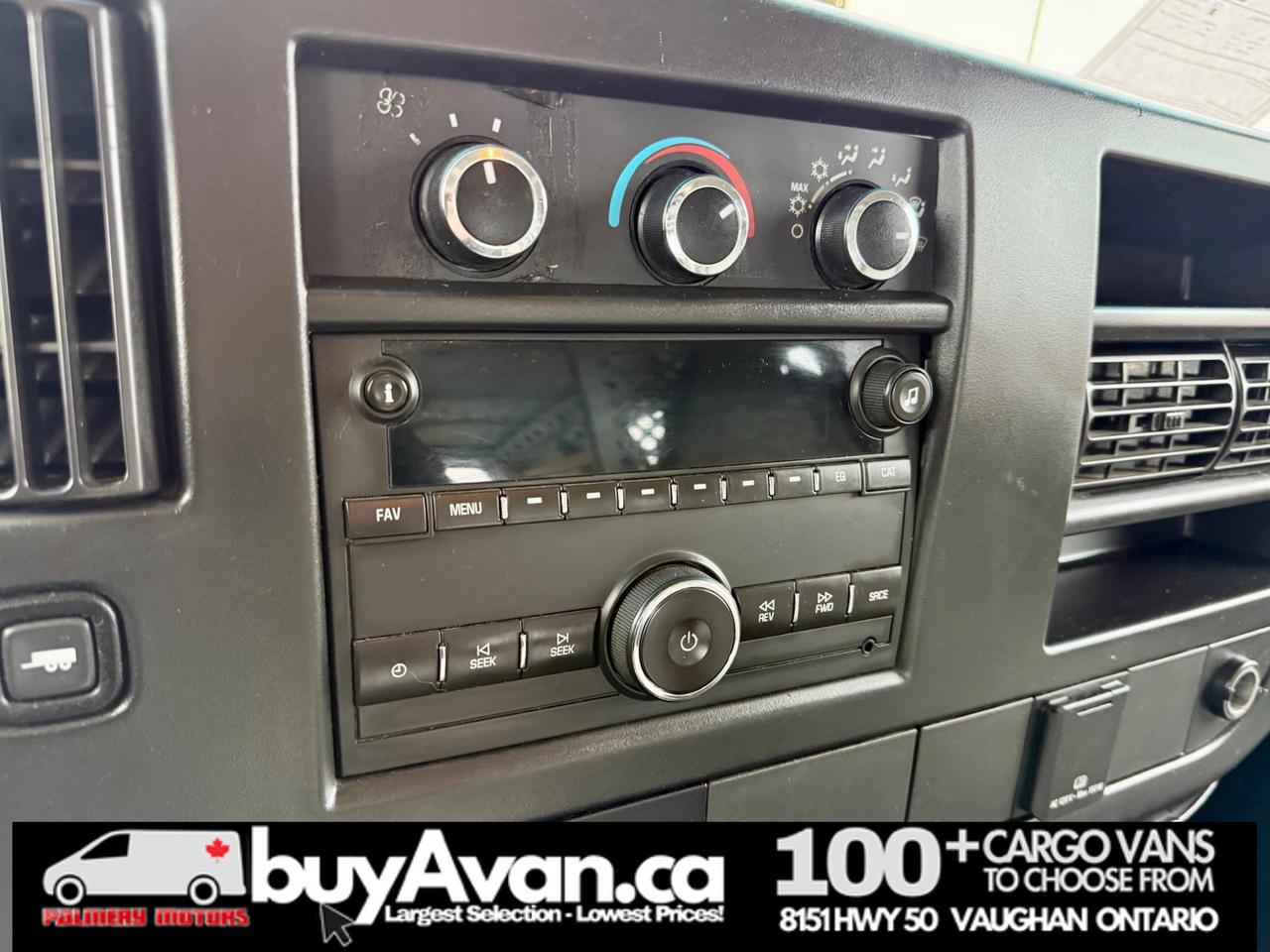 2017 GMC Savana Cargo Van V8   135WB   CERTIFIED   Divider   No Fees Photo