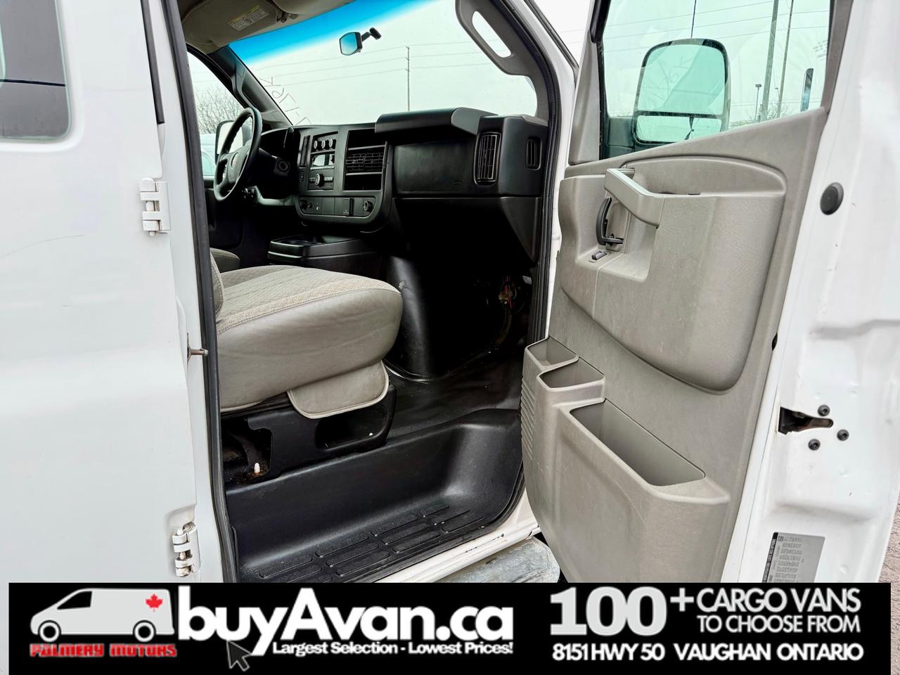2017 GMC Savana Cargo Van V8   135WB   CERTIFIED   Divider   No Fees Photo