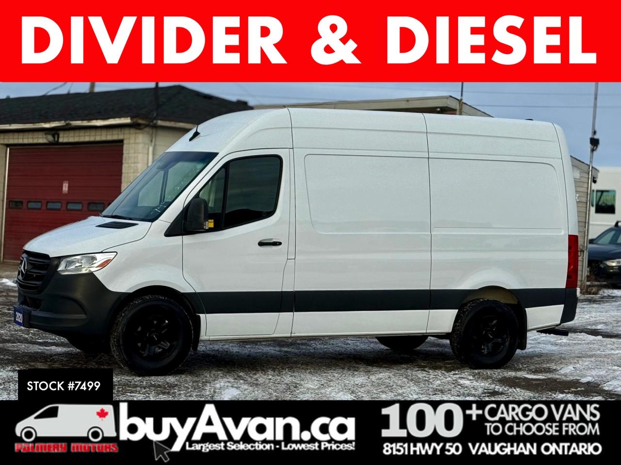2020 Mercedes-Benz Sprinter Passenger Van 2500 144WB High Roof V6 Diesel + Divider Photo