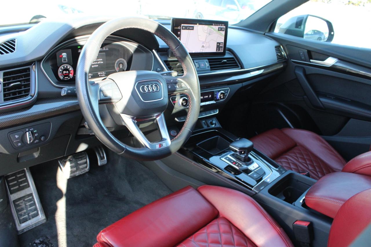 2022 Audi SQ5 3.0T Progressiv Quattro Red Interior No Accident C Photo