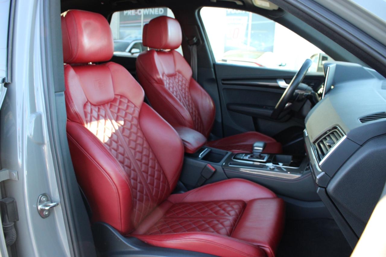 2022 Audi SQ5 3.0T Progressiv Quattro Red Interior No Accident Photo