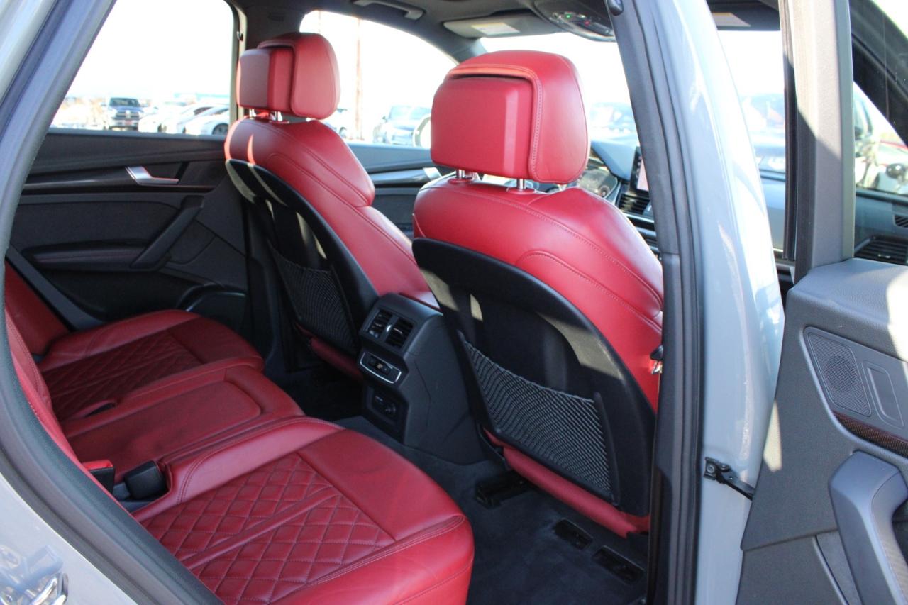 2022 Audi SQ5 3.0T Progressiv Quattro Red Interior No Accident Photo