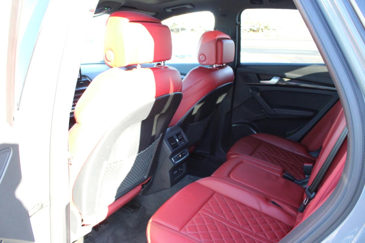 2022 Audi SQ5 3.0T Progressiv Quattro Red Interior No Accident Photo