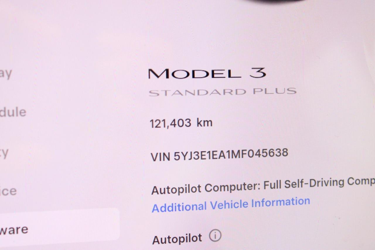 2021 Tesla Model 3 SR+   NO ACCIDENT   WHITE INTERIOR   DONT PAY EXTR Photo