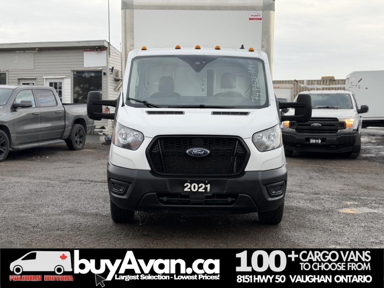 2021 Ford Transit Cargo Van T-350 14 FT Box Cube Van Photo3