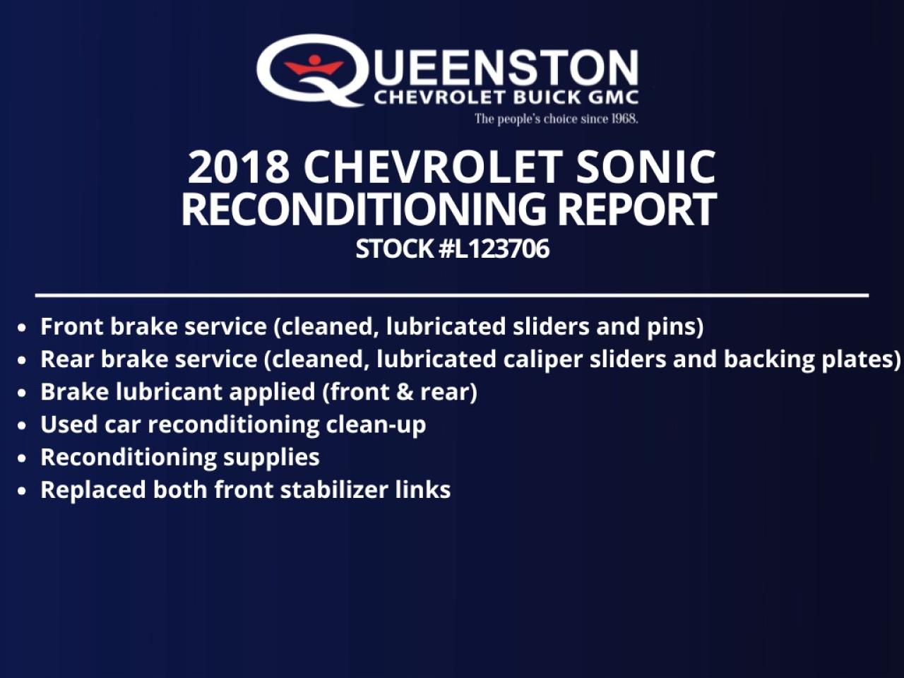 2018 Chevrolet Sonic LT   MANUAL   RS PKG   TURBO   SUNROOF   PUSH STRT Photo