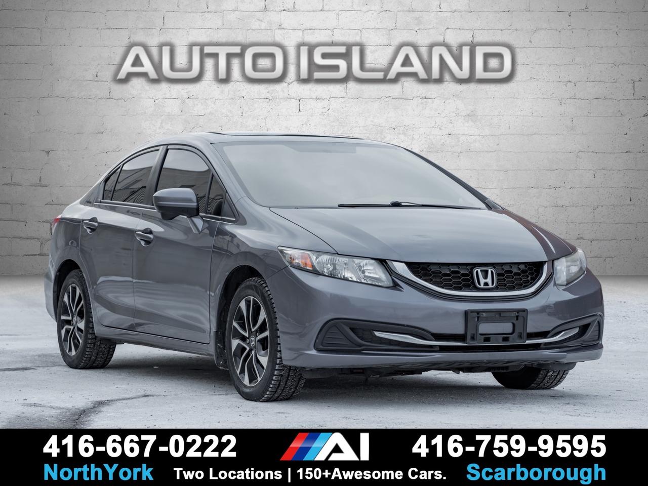 2015 Honda Civic EX -Sunroof-Backup Cam-Alloys-Heated Seats Photo