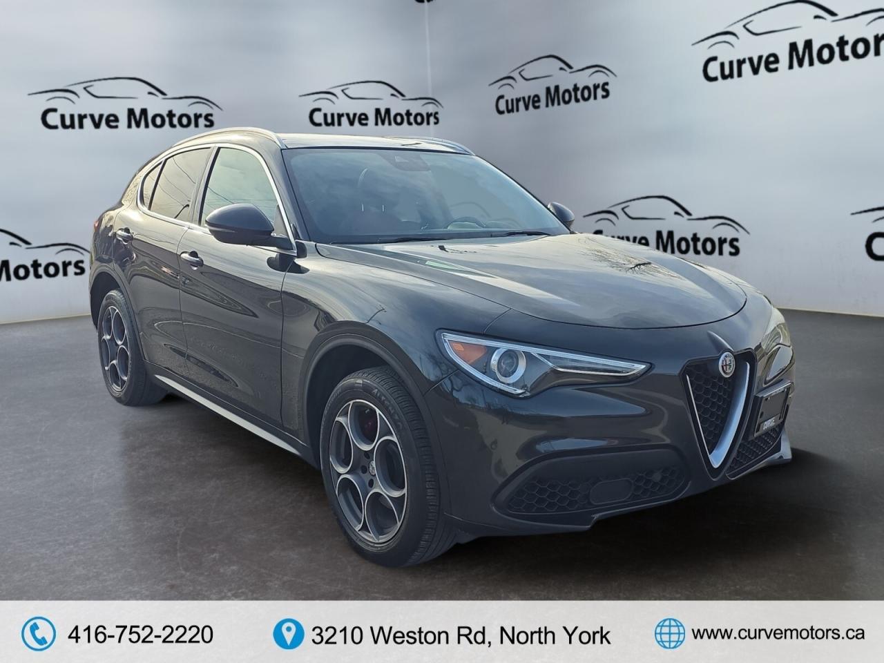 2018 Alfa Romeo Stelvio Ti AWD *RED INTERIOR / NAVIGATION / CAMERA / PANOR Photo0