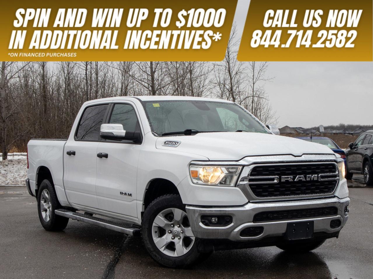 2023 RAM 1500 Big Horn- Power Folding Mirrors   Leather Steering Photo