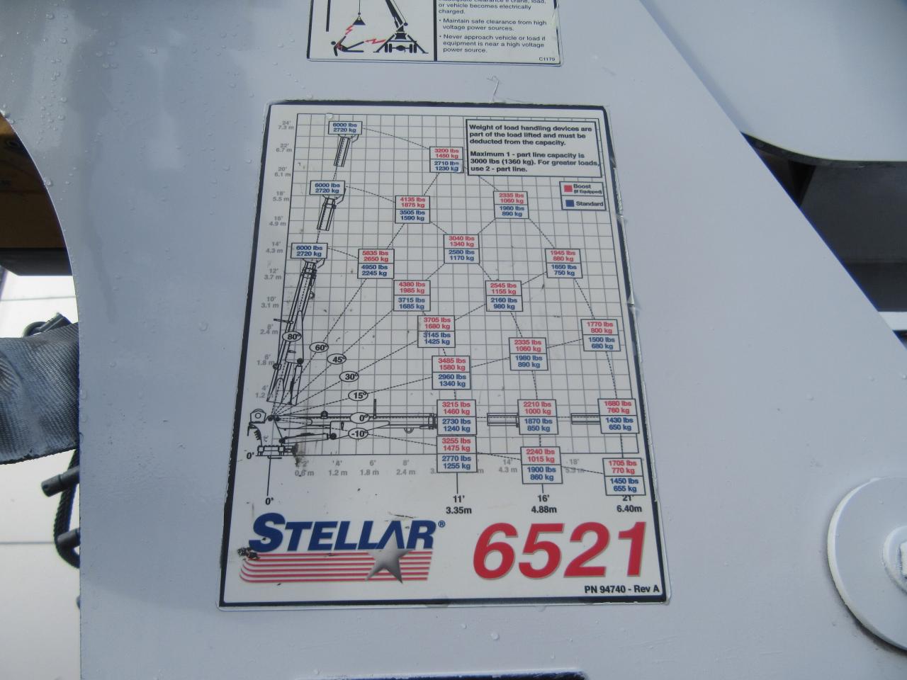 2019 Ford F-550 4X4 DIESEL SERVICE BODY WITH STELLAR CRANE Photo