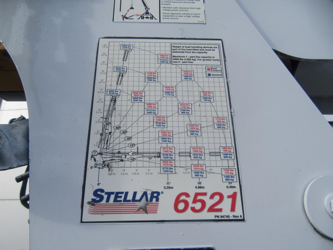 2019 Ford F-550 4X4 DIESEL SERVICE BODY WITH STELLAR CRANE Photo