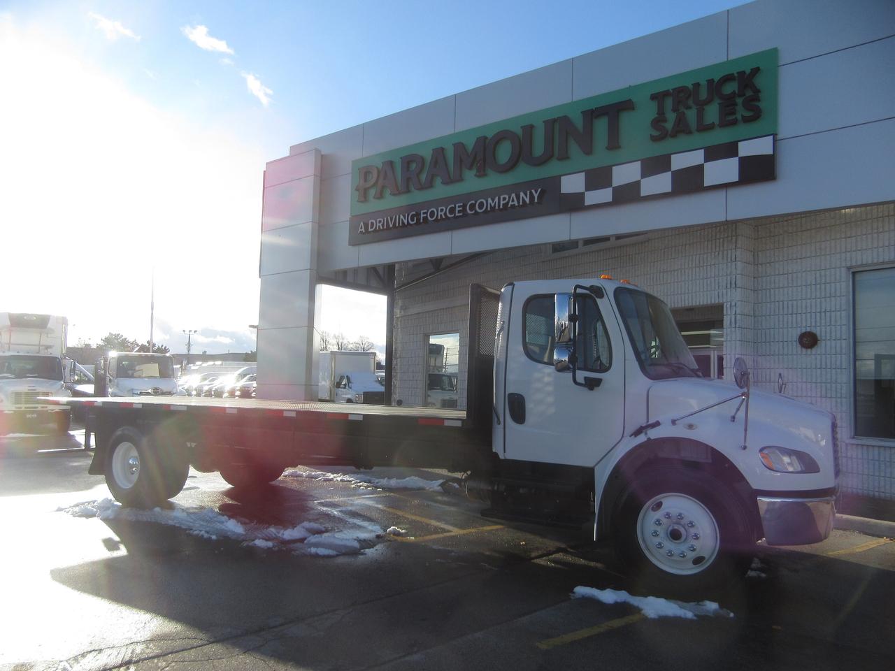 2023 Freightliner M2-106 NEW 26FT FLAT DECK WITH TIE STRAP PACKAGE Photo0