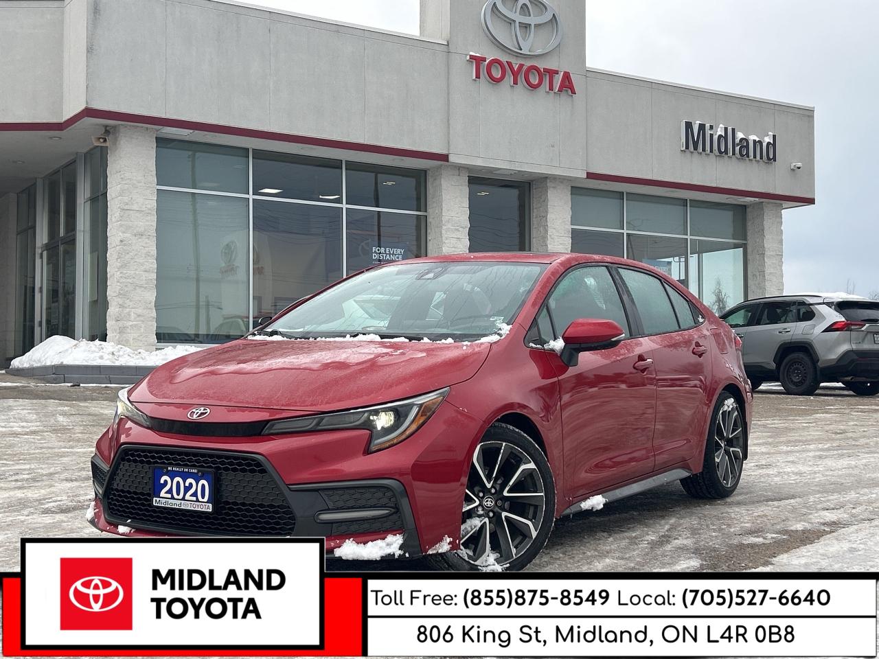 2020 Toyota Corolla SE   Navigation   Heated Seats   Power Moonroof Photo0