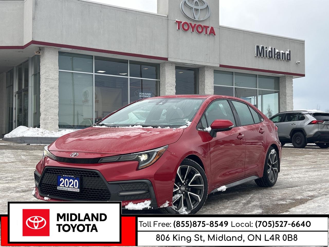 2020 Toyota Corolla SE   Navigation   Heated Seats   Power Moonroof Photo0