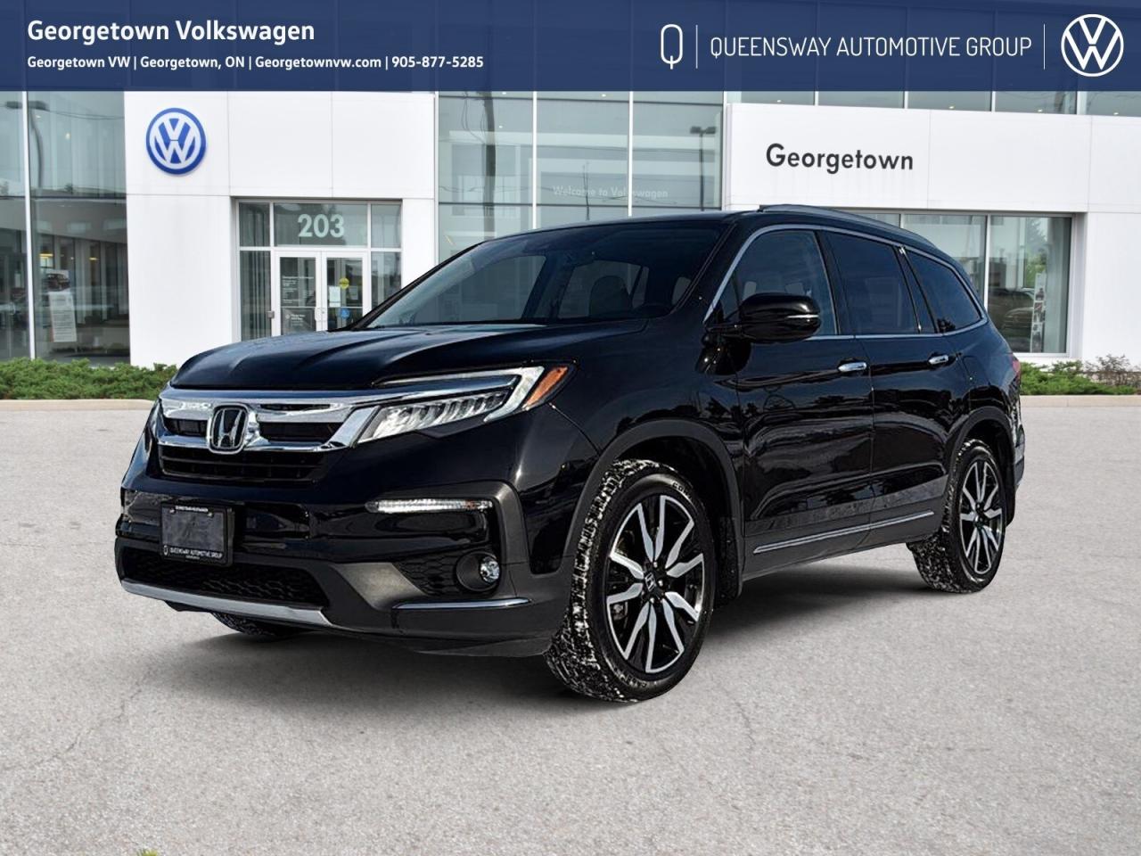 2021 Honda Pilot Touring 8 Passenger   Rear Ent. System   Winter Ti Photo0