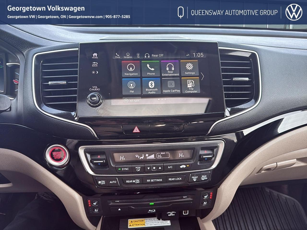 2021 Honda Pilot Touring 8 Passenger   Rear Ent. System   Winter Ti Photo