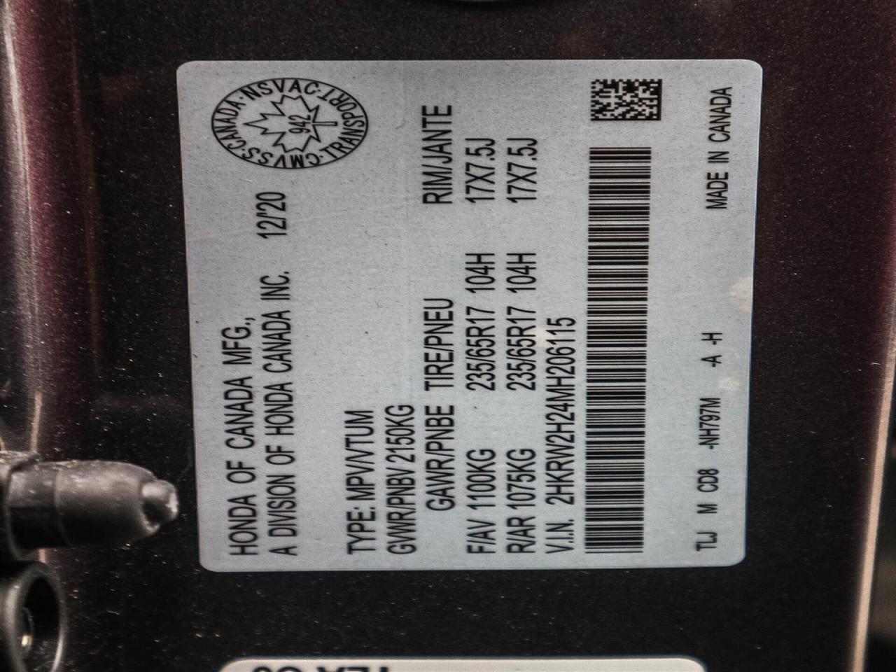 2021 Honda CR-V LX AWD BLUETOOTH APPLE CARPLAY/ ANDROID AUTO Photo