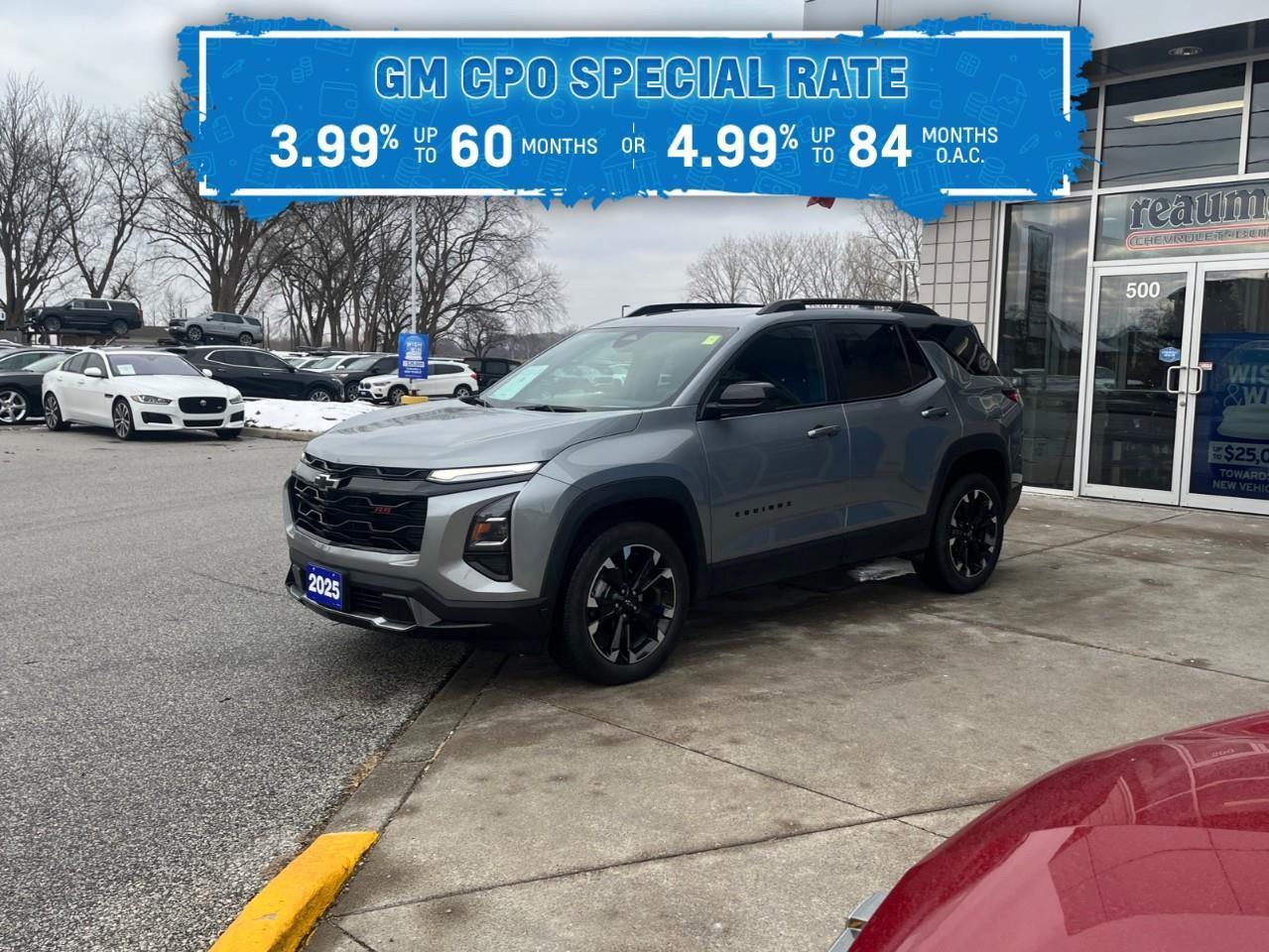 2025 Chevrolet Equinox RS WOW! 3.99% CPO FINANCE RATE OAC Photo0