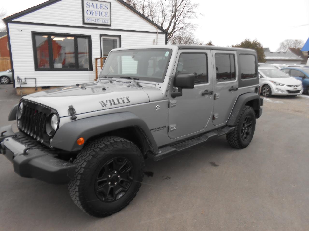 2017 Jeep WRANGLER UNLIMITED 4WD 4dr Willys Wheeler CERTIFIED PRICE Photo