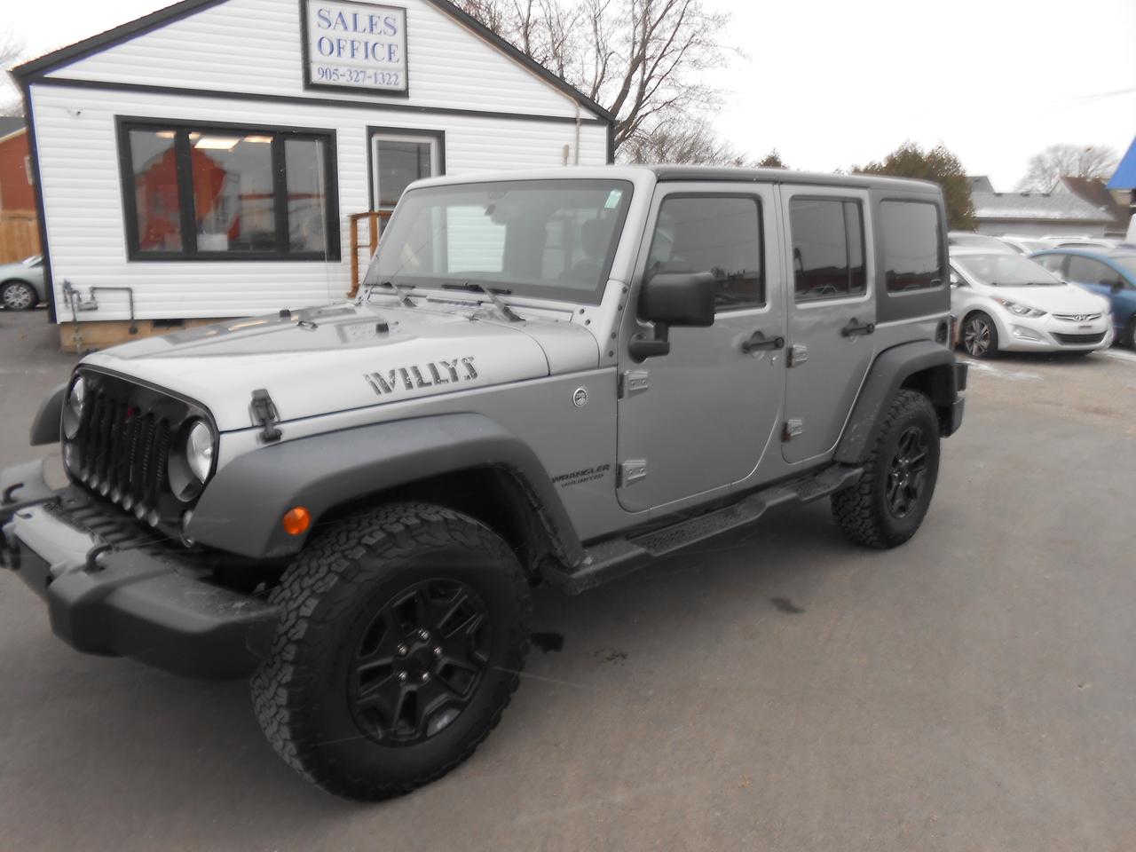 2017 Jeep WRANGLER UNLIMITED 4WD 4dr Willys Wheeler CERTIFIED PRICE Photo0