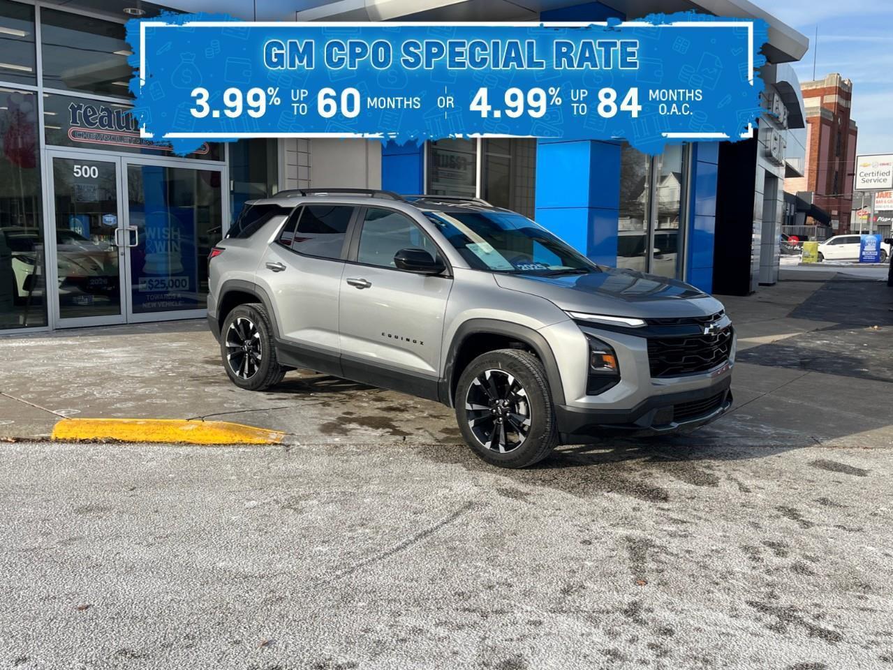 2025 Chevrolet Equinox RS WOW! 3.99% FINANCE OAC CPO Photo2