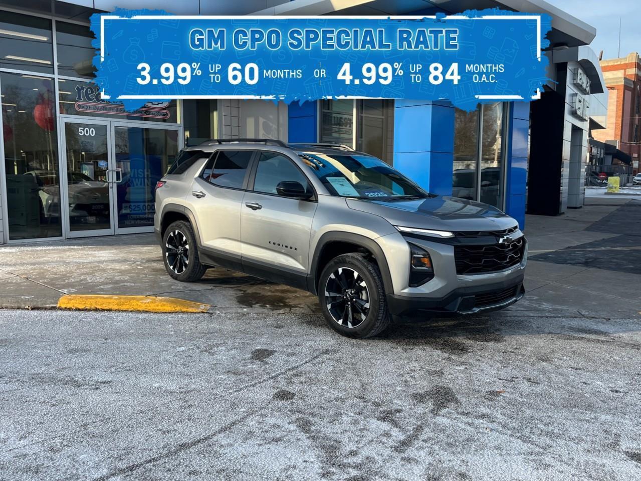 2025 Chevrolet Equinox RS WOW! 3.99% FINANCE OAC CPO Photo2