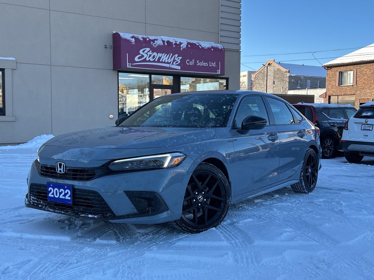 2022 Honda Civic Sedan Sport SUNROOF/HTD SEATS CALL 613-961-8848 62K KMS. Photo