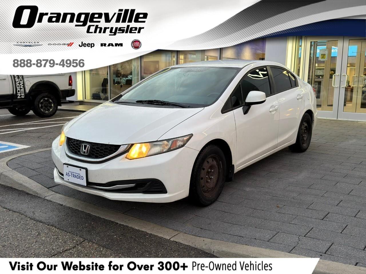 2013 Honda Civic LXAS-TRADED, HTD SEATS, BLUETOOTH, CRUISE CONTROL, Photo0