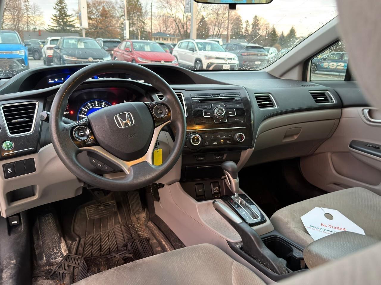2013 Honda Civic LXAS-TRADED, HTD SEATS, BLUETOOTH, CRUISE CONTROL, Photo