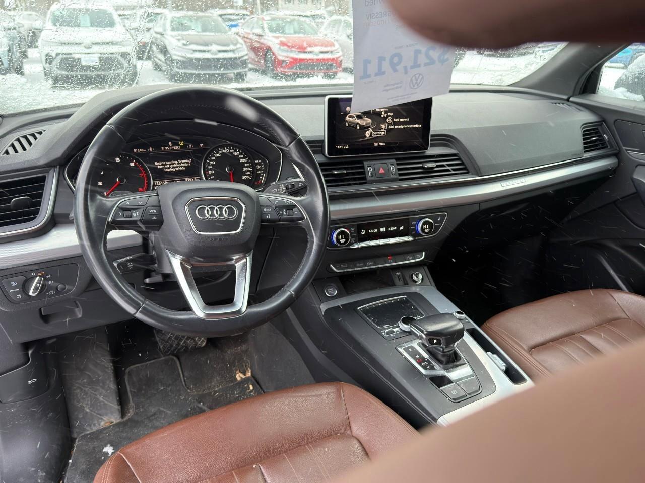 2019 Audi Q5 ProgressivQUATTRO AWD, HTD LEATHER, APPLE CARPLAY, Photo