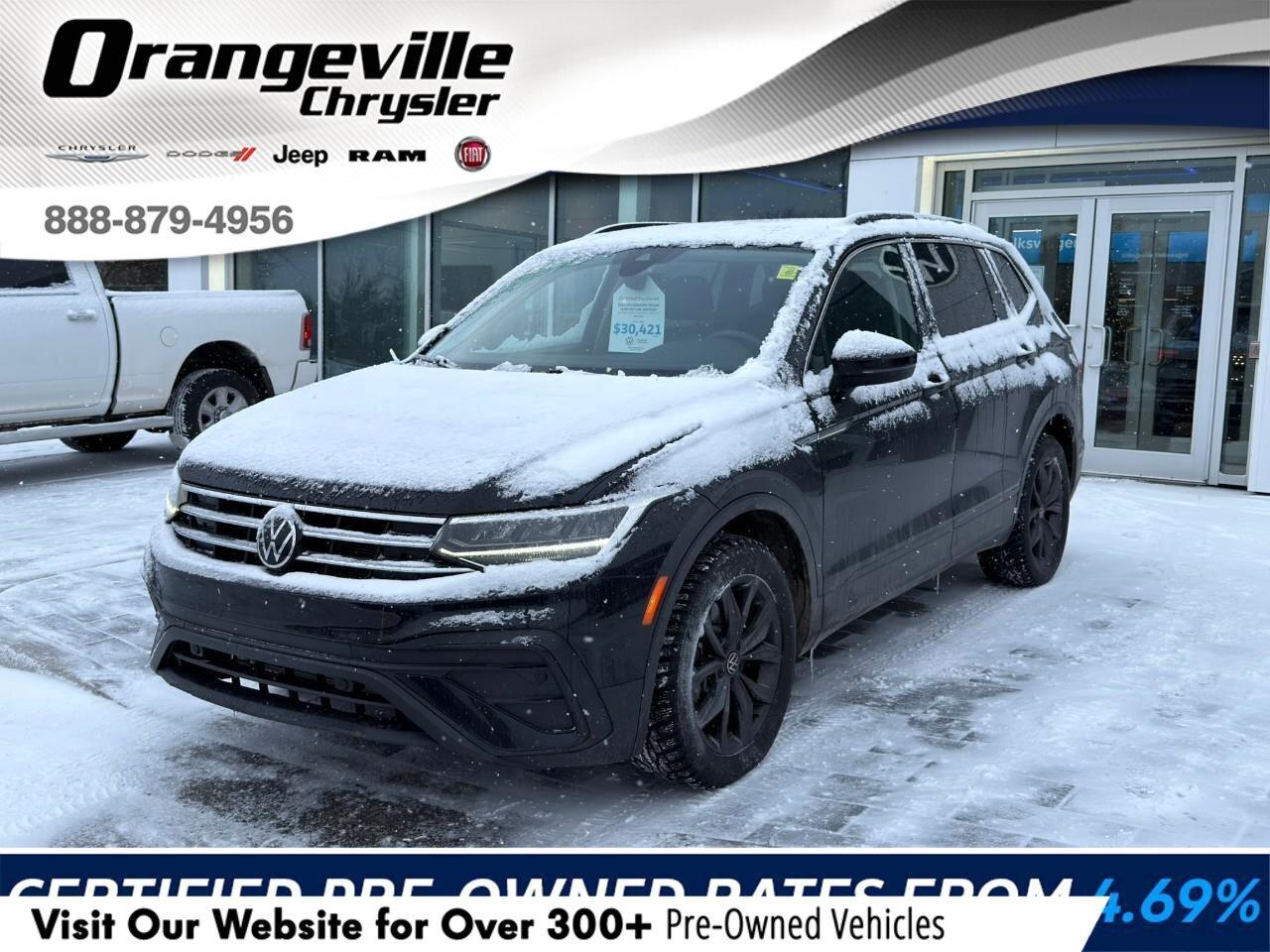 2022 Volkswagen Tiguan ComfortlineACCIDENT-FREE, AWD, SUNROOF, HTD SEATS, Photo0