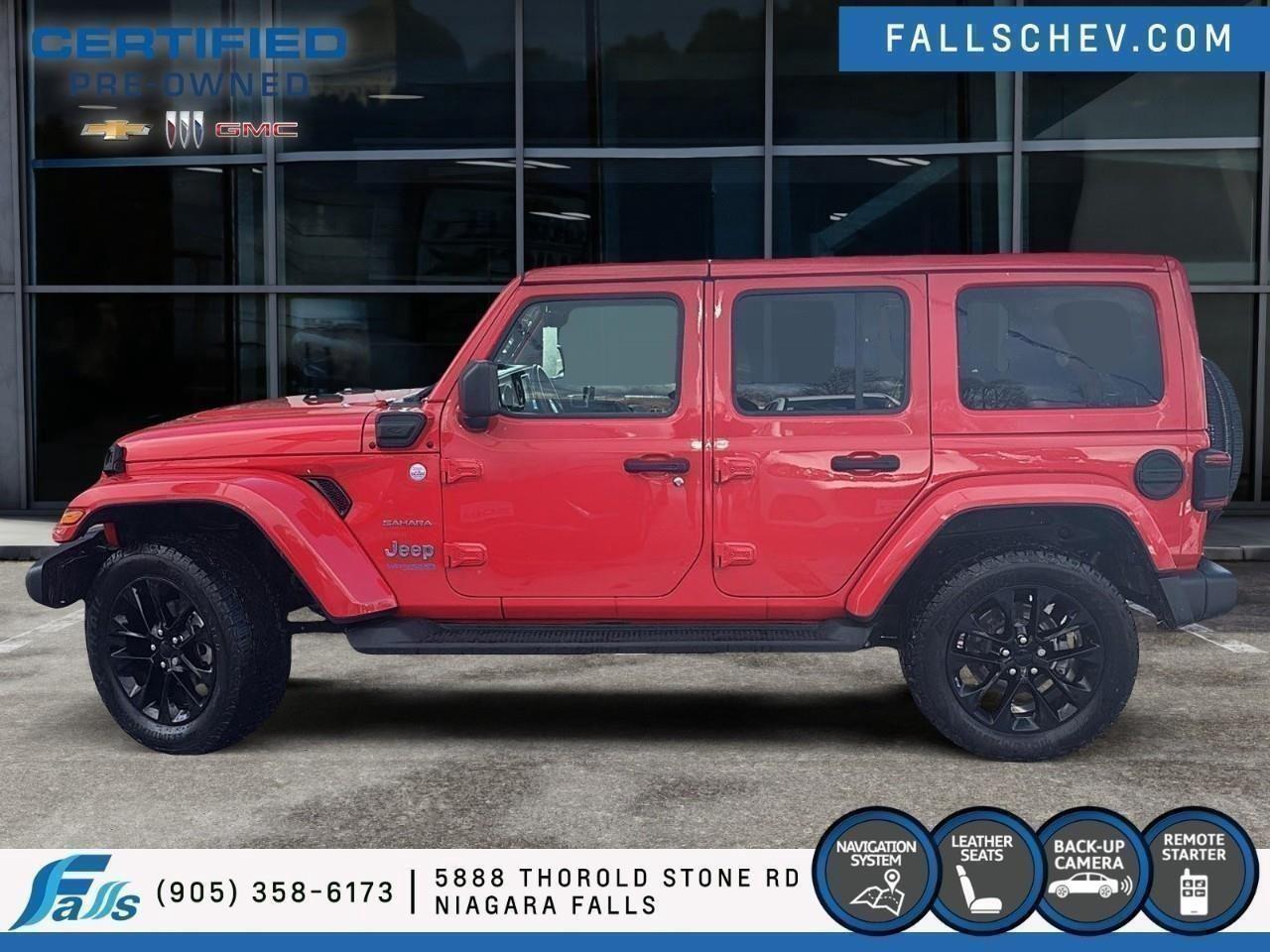2021 Jeep Wrangler 4xe Sahara HARD AND SOFT TOP,NAV,LEATHER Photo