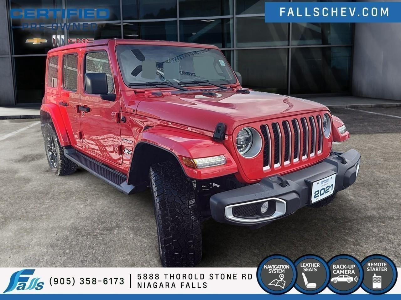 2021 Jeep Wrangler 4xe Sahara HARD AND SOFT TOP,NAV,LEATHER Photo