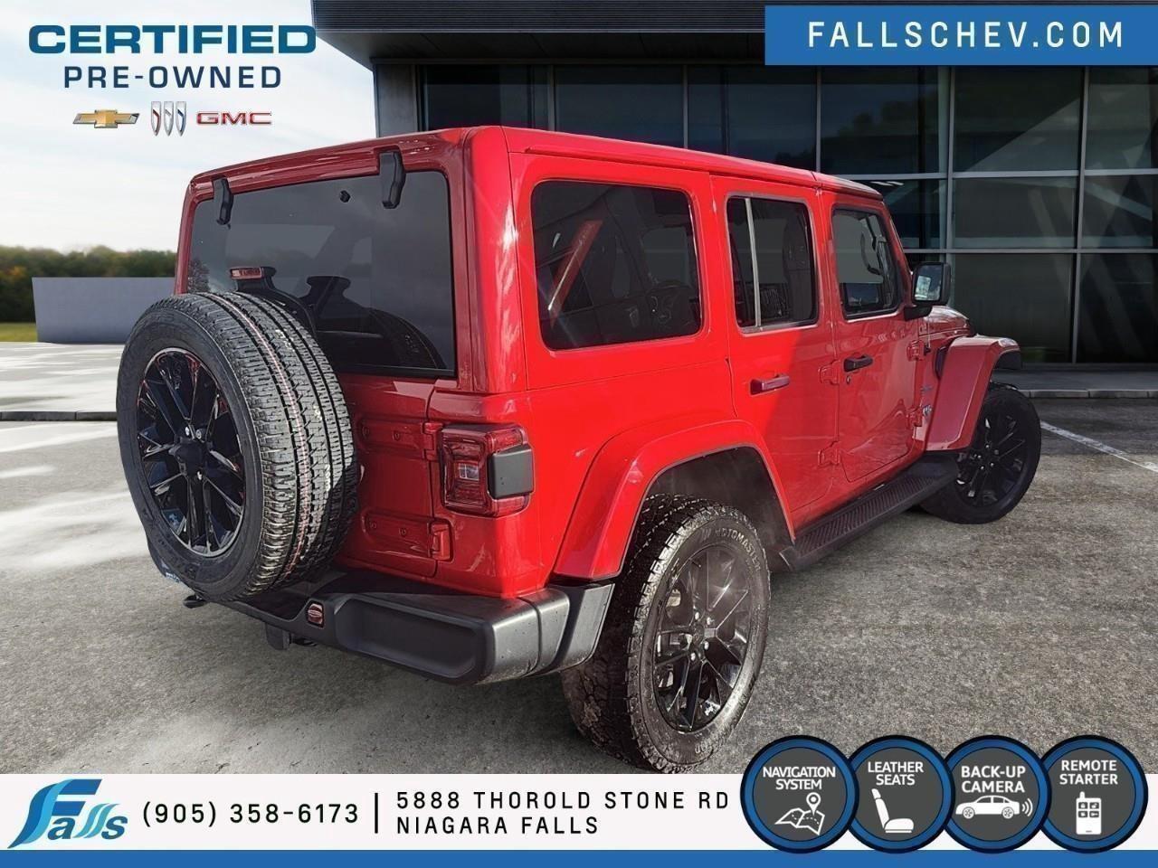 2021 Jeep Wrangler 4xe Sahara HARD AND SOFT TOP,NAV,LEATHER Photo2