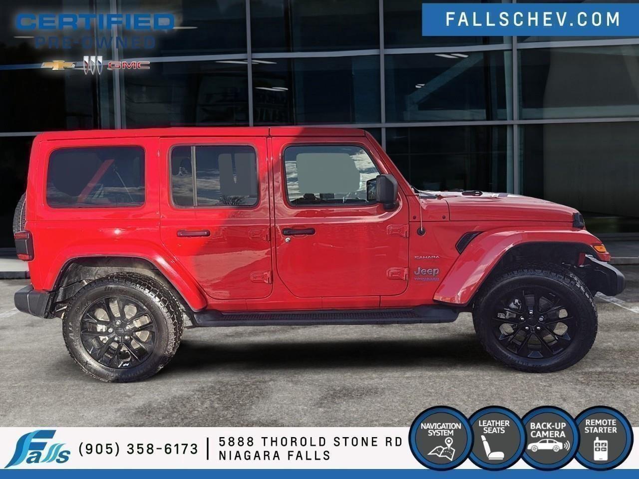 2021 Jeep Wrangler 4xe Sahara HARD AND SOFT TOP,NAV,LEATHER Photo