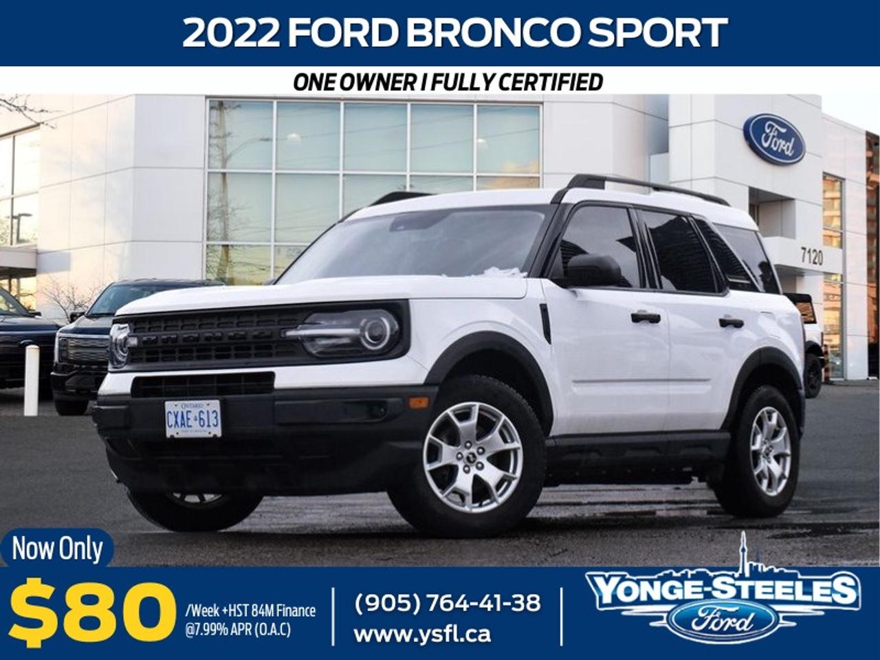 2022 Ford Bronco Sport BASE 1.5L ONE OWNER SAFETY/DETAIL READY Photo0