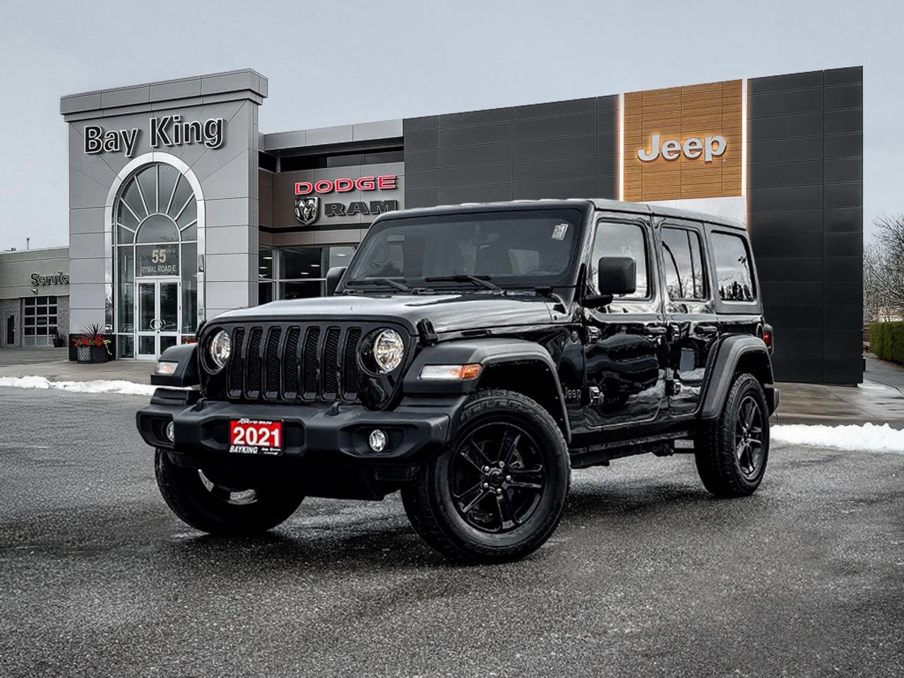 2021 Jeep WRANGLER UNLIMITED Sport   ALTITUDE   REMOTE START   ALPINE AUDIO   C Photo0