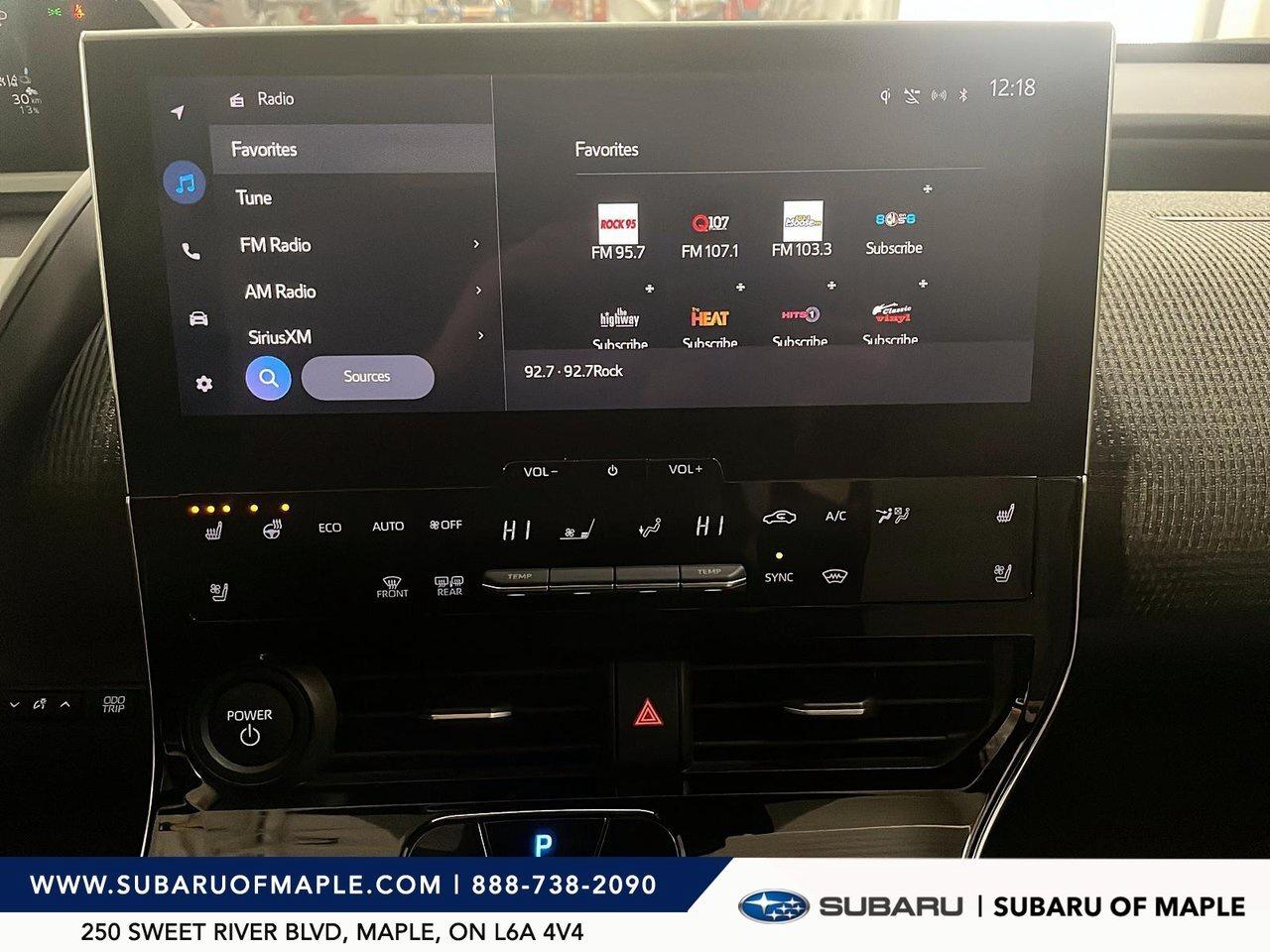 2023 Subaru Solterra w-Technology Package Low Km/No Accidents/CPO Photo