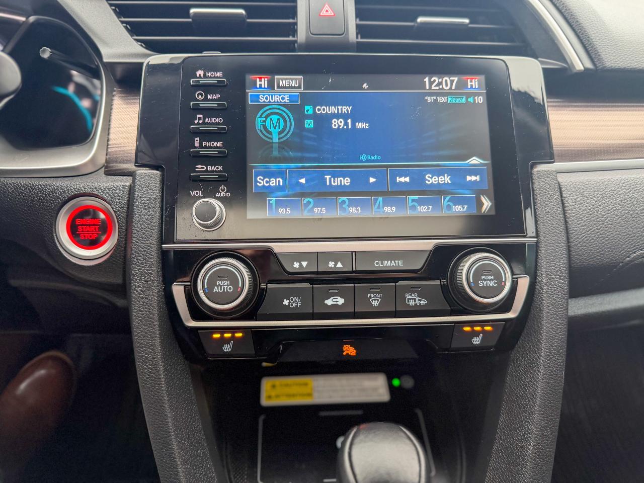 2020 Honda Civic Sedan Touring/NAVI/ROOF/CAMERA/REMOTE/BLACK RIMS/1.5L Photo