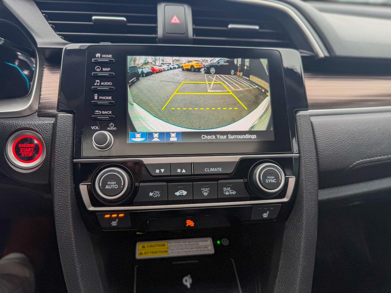 2020 Honda Civic Sedan Touring/NAVI/ROOF/CAMERA/REMOTE/BLACK RIMS/1.5L Photo