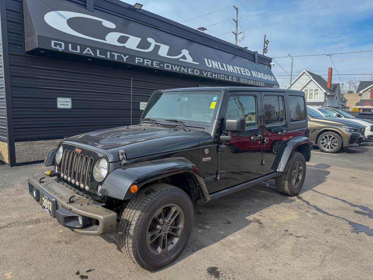 2017 Jeep WRANGLER UNLIMITED 4WD/75th Anniversary/1 OWNER/NAVI/HARD TOP/REMOTE Photo